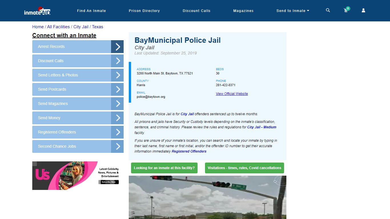 BayMunicipal Police Jail | Inmate Locator